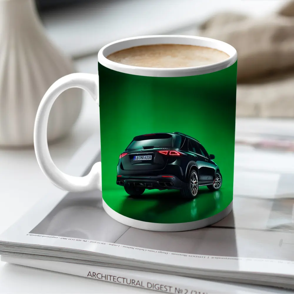 Mercedes AMG GLE Green Neon Studio – Mugs
